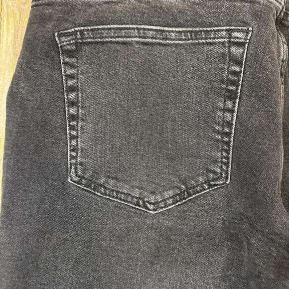 FRAME Le High Flare Jeans Obsidian Clean Side Slit Jeans Women Size 29 (31X32) - Picture 10 of 11